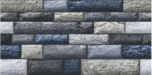 Digital Ceramic Tiles Code Modern Blue (300x6000 mm) High Depth