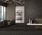 Digital Vitrified Tiles Code Molten Black (600x1200 mm)