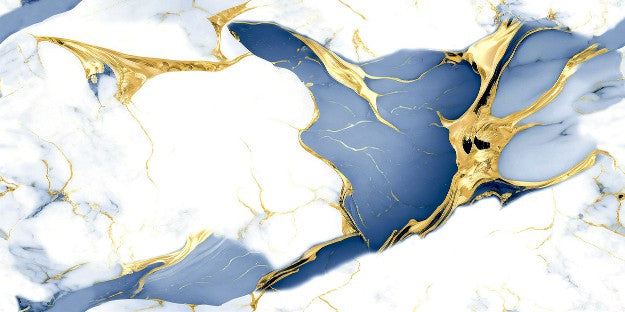 Digital Vitrified Tiles Code Mosco Blue Endless (600x1200 mm) Glossy