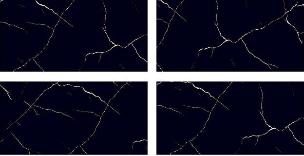 Digital Vitrified Tiles Code Ombra Black Endless (600x1200 mm) High Glossy