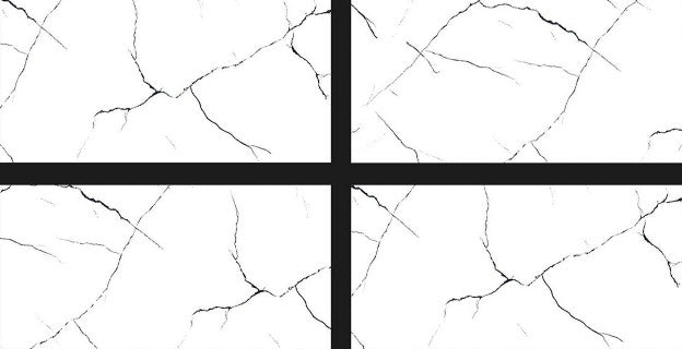 Digital Vitrified Tiles Code Ombra White Endless (600x1200 mm) Glossy