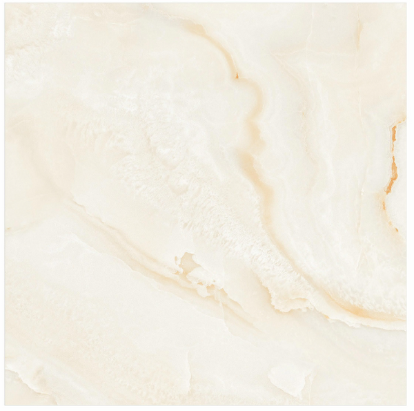 Digital Vitrified Tile Code Onice Crema (600x600 mm) Glossy