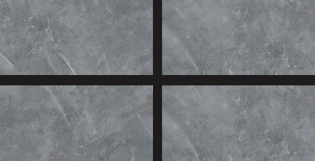 Digital Vitrified Tiles Code Pilpis Dark Grey Endless (600x1200 mm) Glossy
