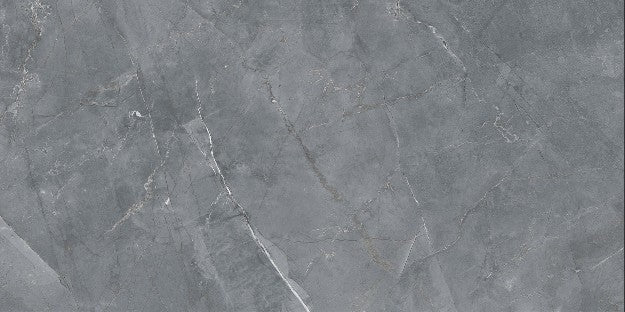 Digital Vitrified Tiles Code Pilpis Dark Grey Endless (600x1200 mm) Glossy