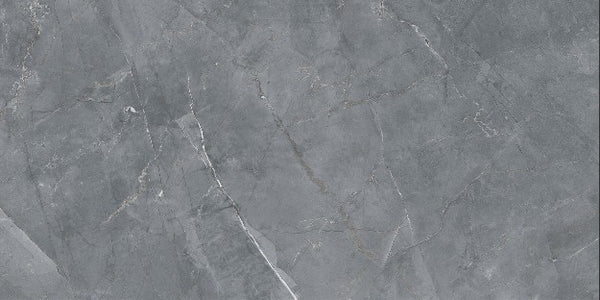 Digital Vitrified Tiles Code Pilpis Dark Grey Endless (600x1200 mm) Glossy