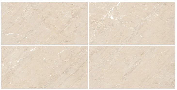 Digital Vitrified Tiles Code Polento Beige (600x1200 mm) Carving Endless