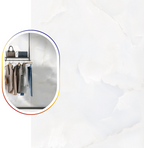 Digital Vitrified Tiles Code Praga Onyx White (1200x1800 mm) Glossy