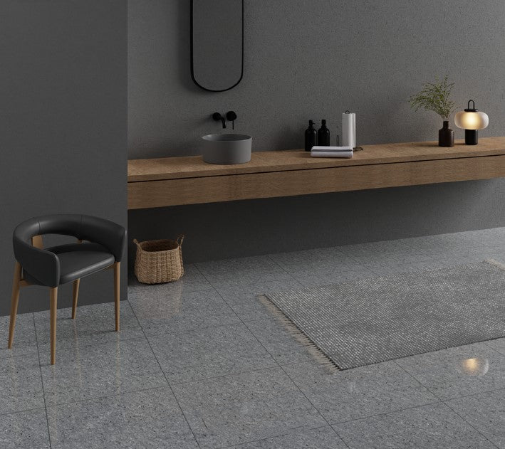 Double Charged Tile Code Prime Ash (600x600 mm) Glossy