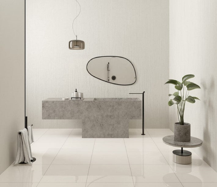 Double Charged Tile Code Prime Crema (600x600 mm) Glossy