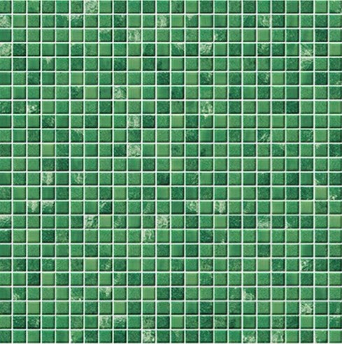 Digital Subway Tiles Code Penny Cosmo Green (300x300mm)