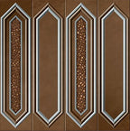 Digital Subway Tiles Code Picket Cosmo Pecan (300x300mm)
