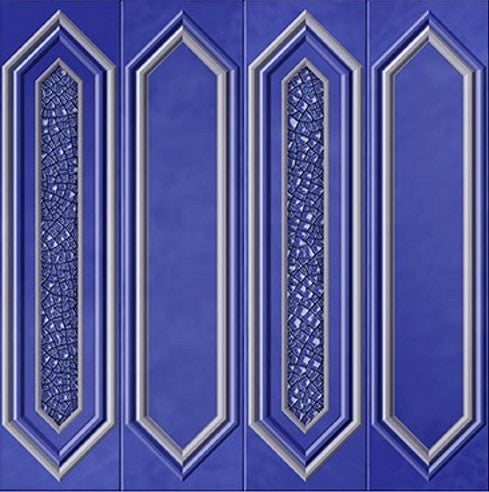 Digital Subway Tiles Code Picket Cosmo Sapphire (300x300mm)