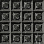 Digital Subway Tiles Code Prism Cosmo Black (300x300mm)