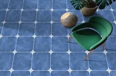 Digital Moroccan Tiles Code Raavi Blue (300x300mm)