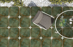 Digital Moroccan Tiles Code Raavi Green (300x300mm)