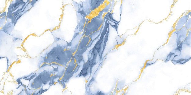 Digital Vitrified Tiles Code Roman Blue Endless (600x1200 mm) Glossy