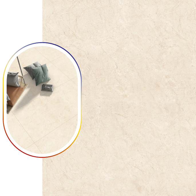 Full Body Tiles Code Royal Crema Marfil (1200x1800 mm) Glossy 15MM