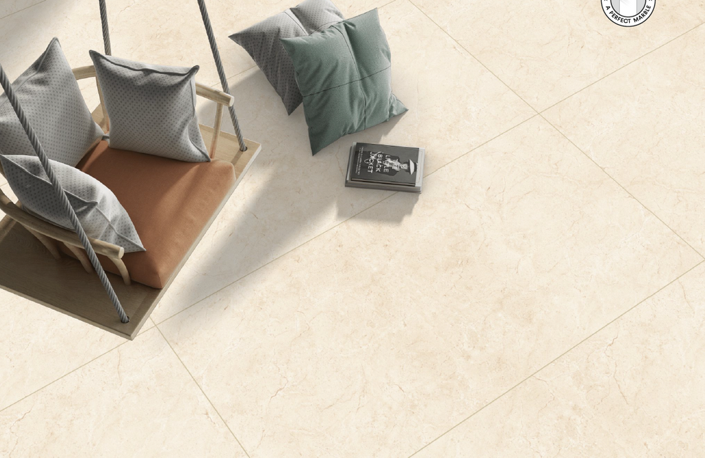 Full Body Tiles Code Royal Crema Marfil (1200x1800 mm) Glossy 15MM