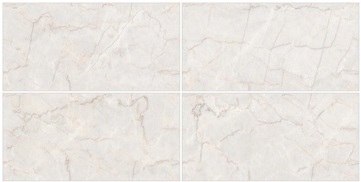 Digital Vitrified Tiles Code Snech Bianco (600x1200 mm) Carving Endless