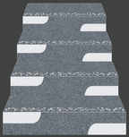 Digital Step & Riser Tiles Code 1302 (1X3 Feet)