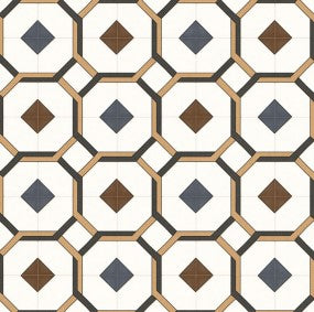 Digital Porcelain Tiles Code Geometric Diamond (600x600 mm) Matt