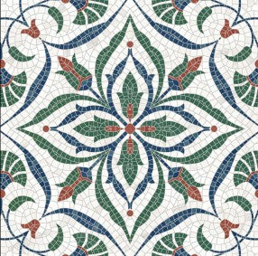 Digital Porcelain Tiles Code Peacock Aqua (600x600 mm) Matt