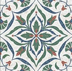 Digital Porcelain Tiles Code Peacock Aqua (600x600 mm) Matt