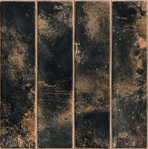 Digital Subway Tiles Code Tikal Nexo Ebony (300x300mm)