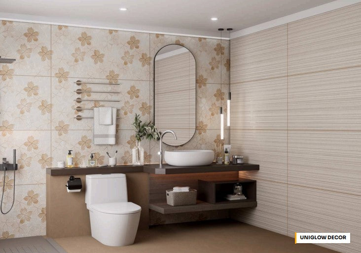 Digital Vitrified Tiles Code Uniglow Decor (600x1200 mm)