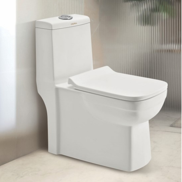 Cera Canyon 110 mm One Piece EWC With Soft Close Seat Cover