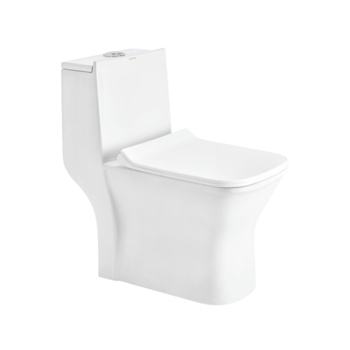 Cera Capaciti 220 mm S Trap One Piece Commode S1013209 | Premium Single Piece Floor Mounted Western Toilet