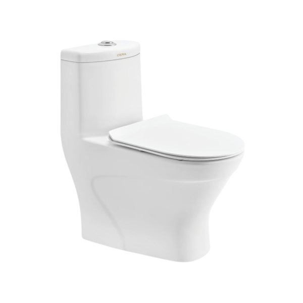 Cera Celebrate 3D 220 mm Rimless One Piece EWC With Soft Close Seat Cover