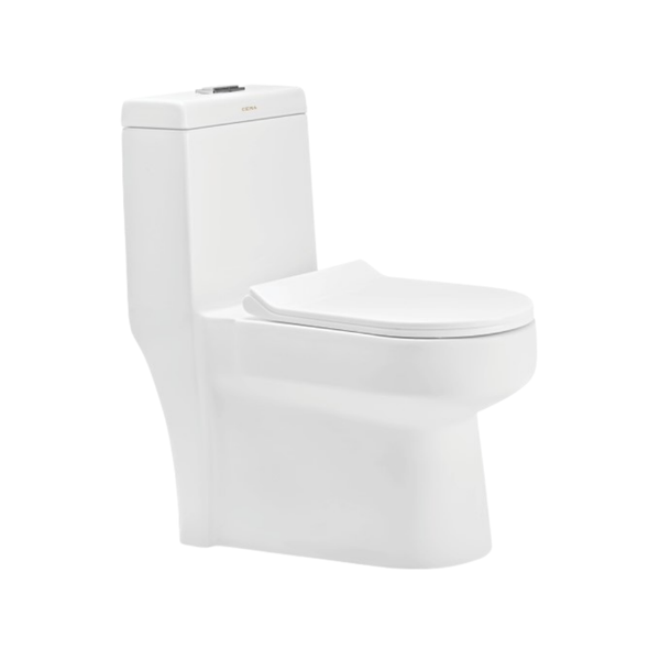 Cera Cinco 300 MM Rimless One Piece EWC With Soft Close Seat Cover