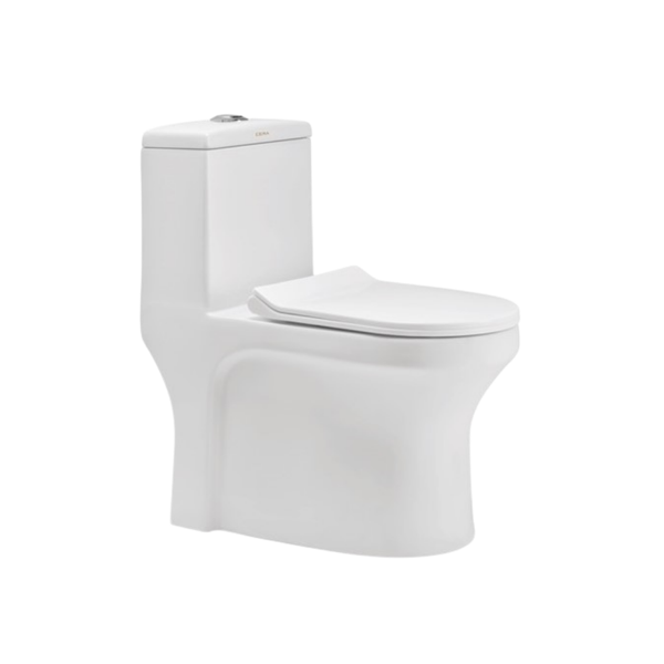 Cera Cimba Rimless 300 MM One Piece EWC With Soft Close Seat Cover