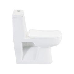 Cera Campbell P Trap One Piece EWC With Soft Close Seat Cover