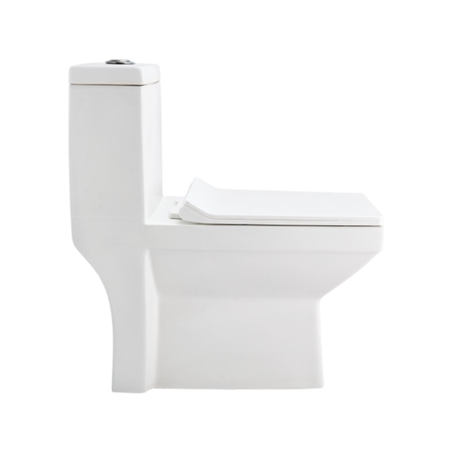 Cera Cona Jet 220 mm S Trap One Piece Commode S1013246 | Single Piece Western Toilet with Built-in Spray