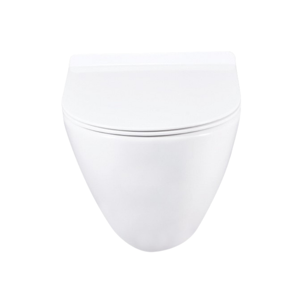 Cera Carnival Rimless Wall hung EWC with Duroplast slim seat cover