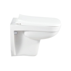 Cera Campbell Mini Wall hung EWC with slim soft close seat cover
