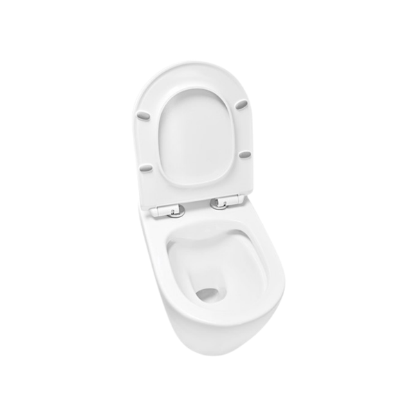 Cera Camel Rimless Wall hung EWC with Duroplast slim seat cover