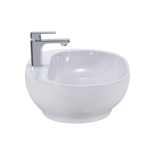Cera Cafe Large Rectangular Ceramic Table Top Wash Basin (Snow White - 600x400mm - S2020103)