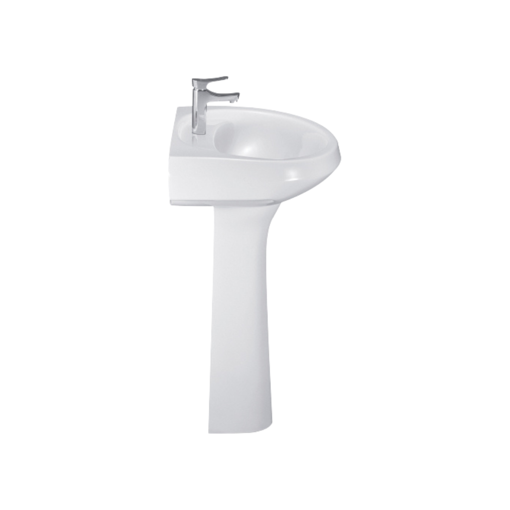 Cera Cornet Wash basin with full pedestal