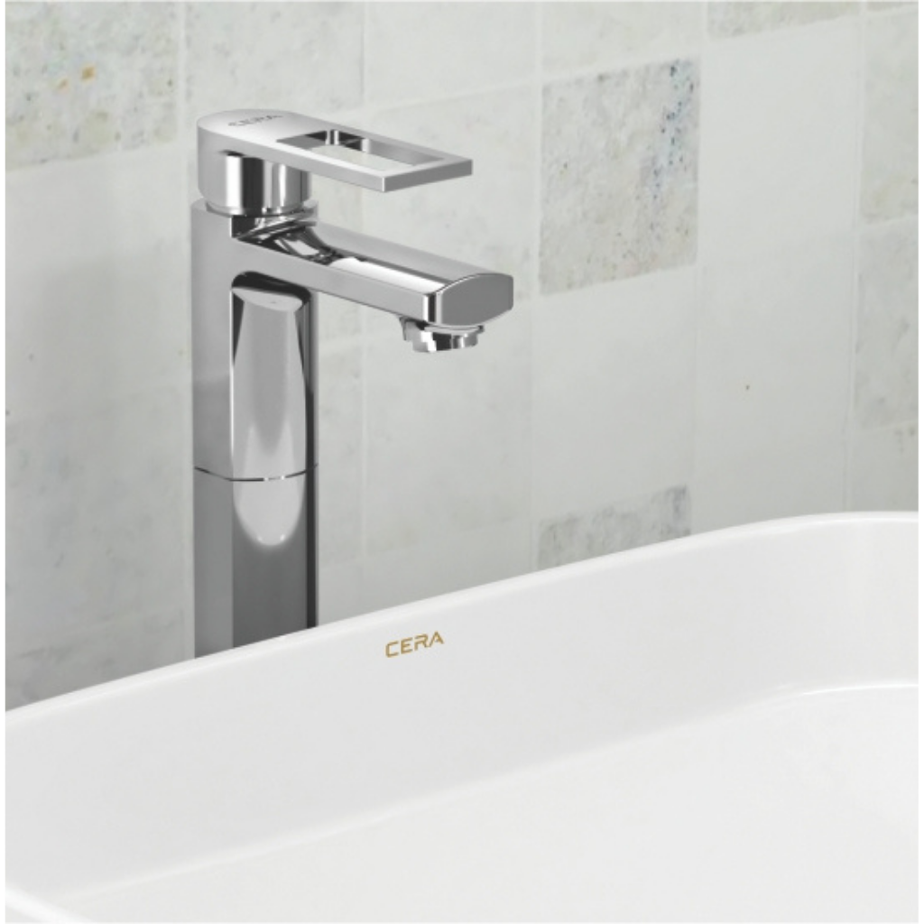 Cera Winslet Tall Extended-Body Single-Lever Wash Basin Mixer Faucet (F1099452)