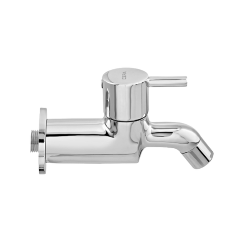 Cera Fountain Brass Short Body Wall Tap with Wall Flange (F2013151)