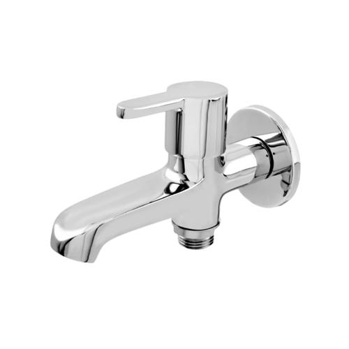 Cera Victor Brass Long Body Wall Tap with Wall Flange (F1015151)