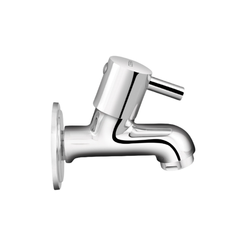 Cera Garnet Brass Short Body Bib Tap with Wall Flange (F2002151)