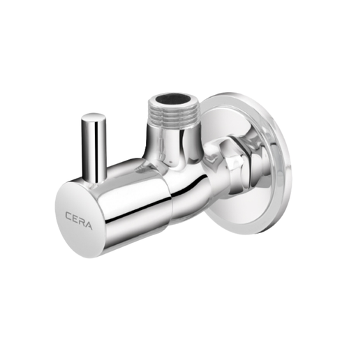 Cera Garnet Brass Angle Valve with Wall Flange (F2002201)