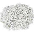 Pebbles White Marble Chips Unpolished