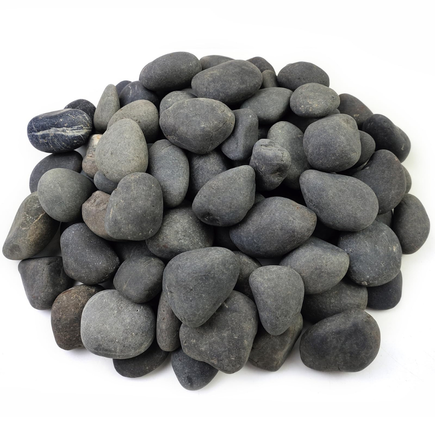 Pebbles Black River Unpolished
