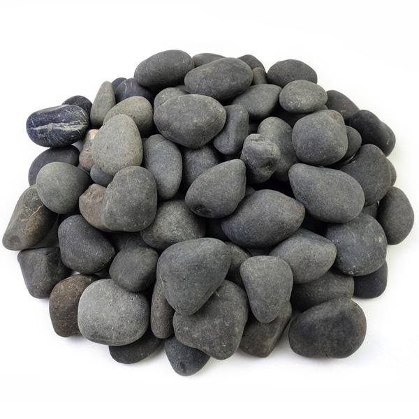 Pebbles Black River Unpolished
