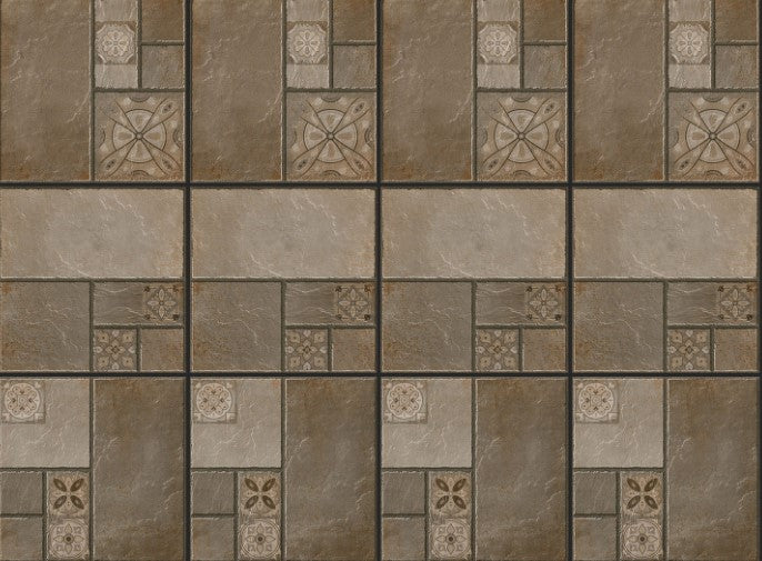 Digital Parking Tiles Code Venice Walnut (600X600 mm) 12mm
